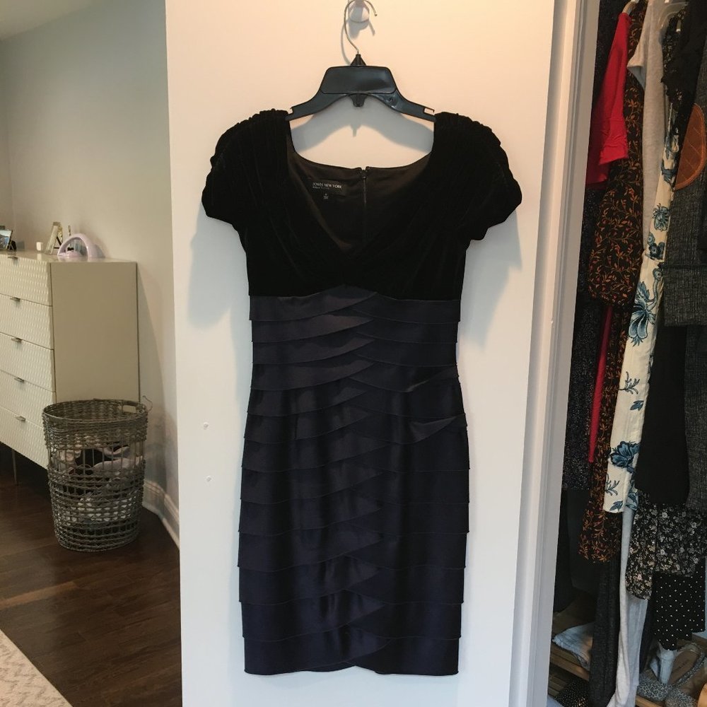 Jones New York Velvet Dress